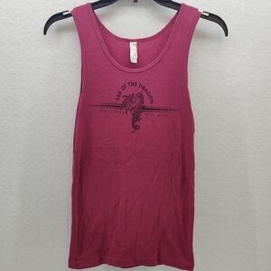 Pink Graphic Tank Top